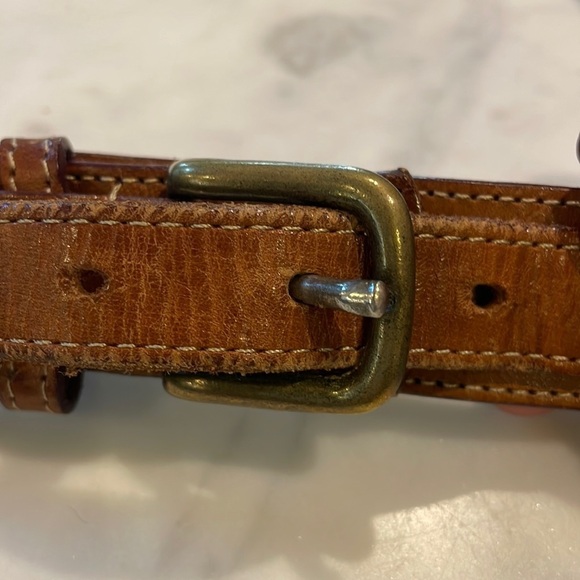 Vintage Banana Republic Brown Leather Men’s Belt - Picture 3 of 9